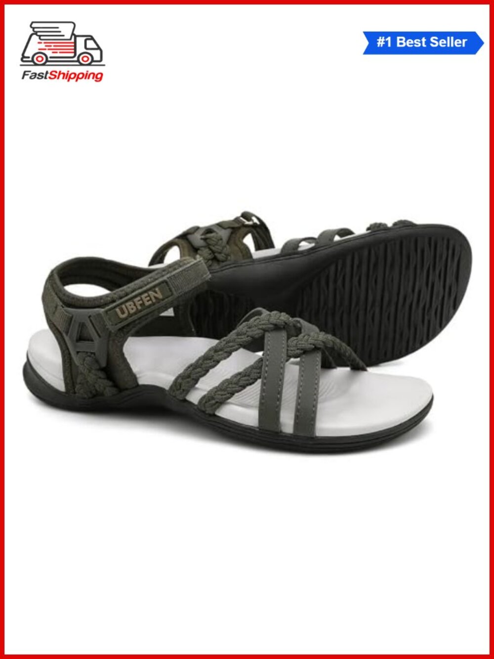 Womens Hiking Sandals Comfortable Arch Support Lightweight Athletic Sport